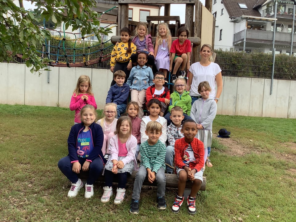 Klassenfoto der Klasse 1a