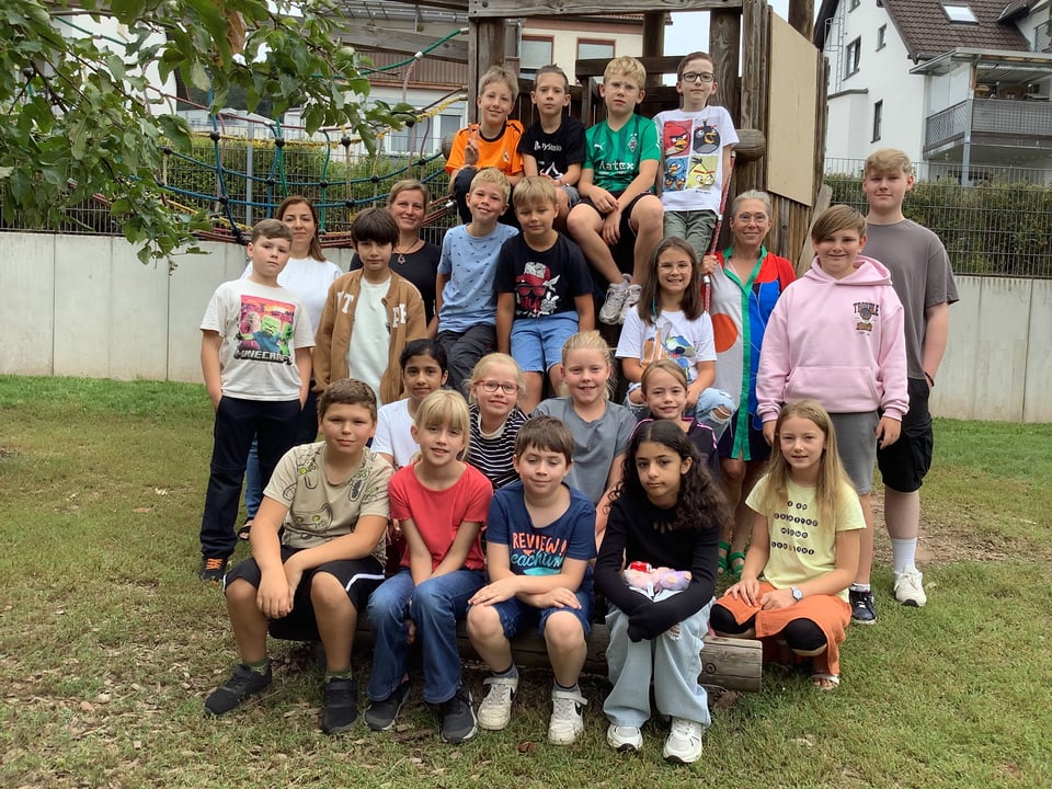 Klassenfoto der Klasse 4a